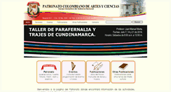 Desktop Screenshot of patronatocolombiano.com